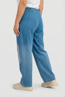 Spodnie 'Sky' – Premium-Dżins, Naszywka i Rozciągliwość