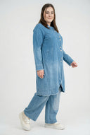 'Sky' Frakke – Premium Denim, Ombre-Vask & Stræk