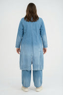 'Sky' Frakke – Premium Denim, Ombre-Vask & Stræk