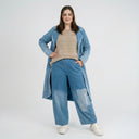 'Sky' Frakke – Premium Denim, Ombre-Vask & Stræk