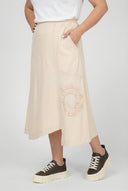 'Livia' Kjol – A-linje, asymmetrisk & stretch