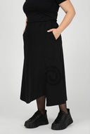 'Livia' Kjol – A-linje, asymmetrisk & stretch