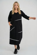 'Saria' Midiklänning – ren, bekväm & naturlig