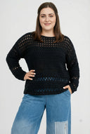 Camiseta de punto 'Cotture' – Tacto suave, corte elegante y aireado