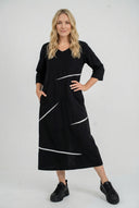 'Saria' Midiklänning – ren, bekväm & naturlig