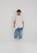 'Crissa' V-ringad tunika – lätt, avslappnad & figursmickrande