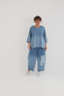 'Sky' Byxor – Förstklassig Denim, Lapp & Stretch